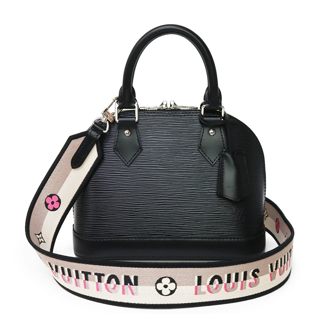 LOUIS VUITTON Alma Epi Leather Noir Black Crossbody
